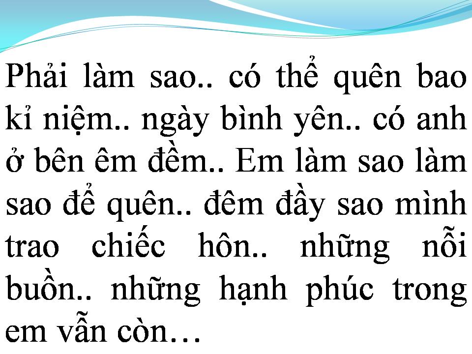 Lời bài hát EM YÊU ANH