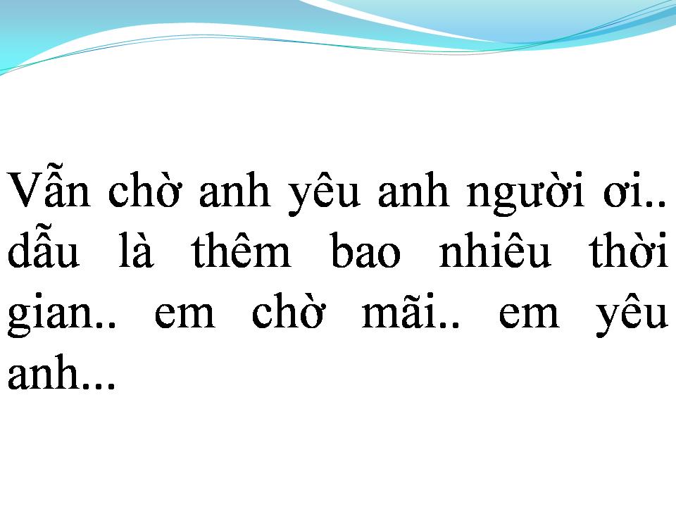 Lời bài hát EM YÊU ANH