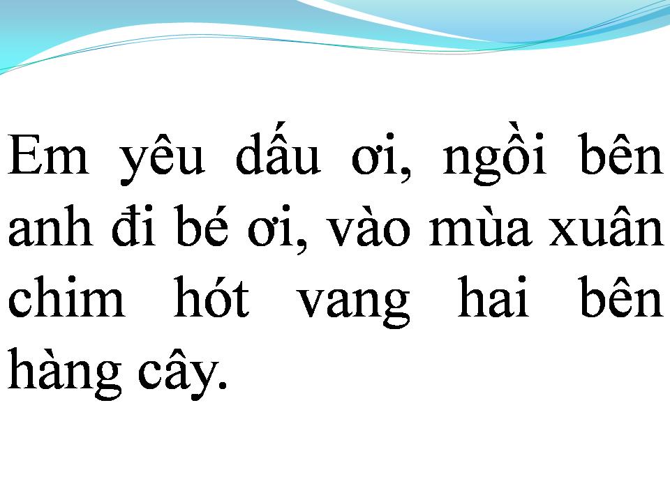 Lời bài hát EM YÊU DẤU
