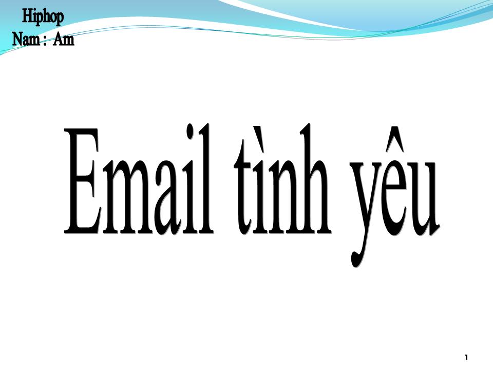 Lời bài hát EMAIL TÌNH YÊU