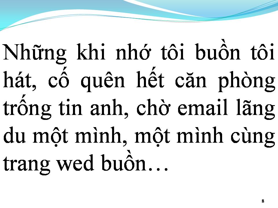 Lời bài hát EMAIL TÌNH YÊU