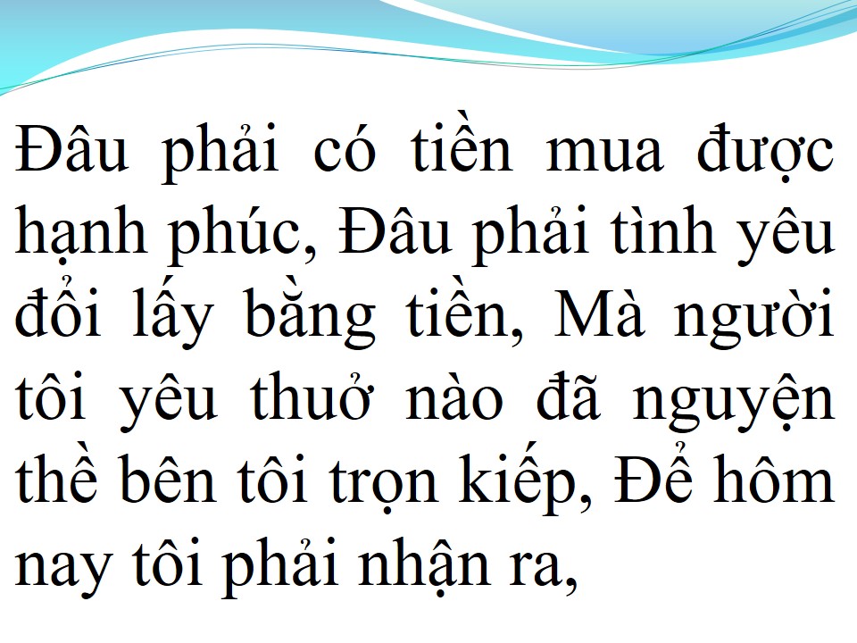 Lời bài hát ÉO LE CUỘC TÌNH