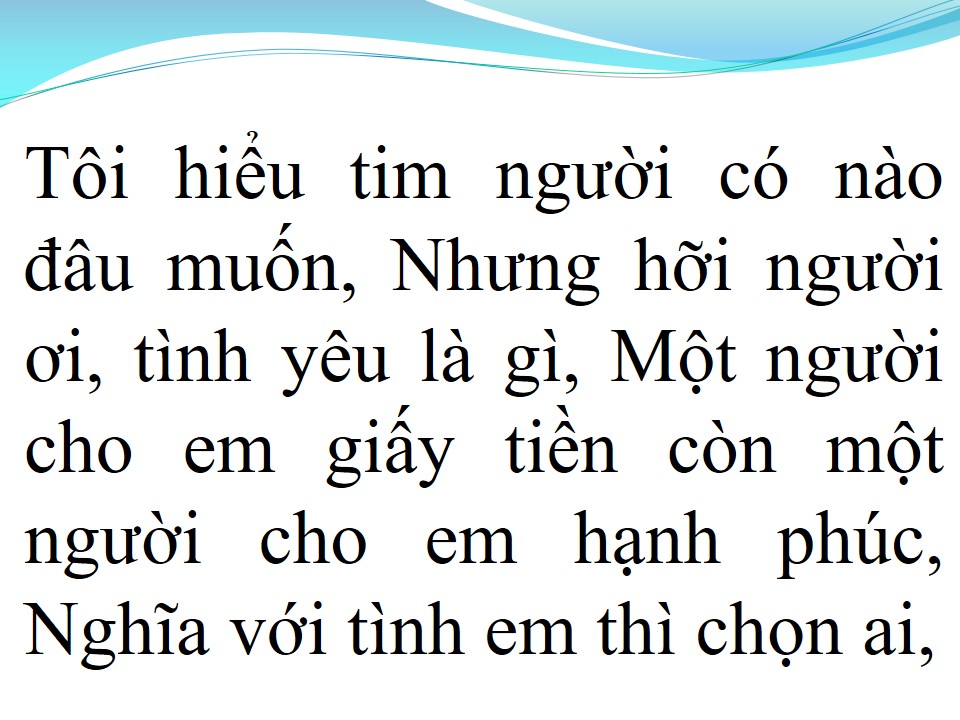Lời bài hát ÉO LE CUỘC TÌNH