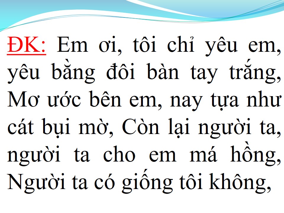 Lời bài hát ÉO LE CUỘC TÌNH