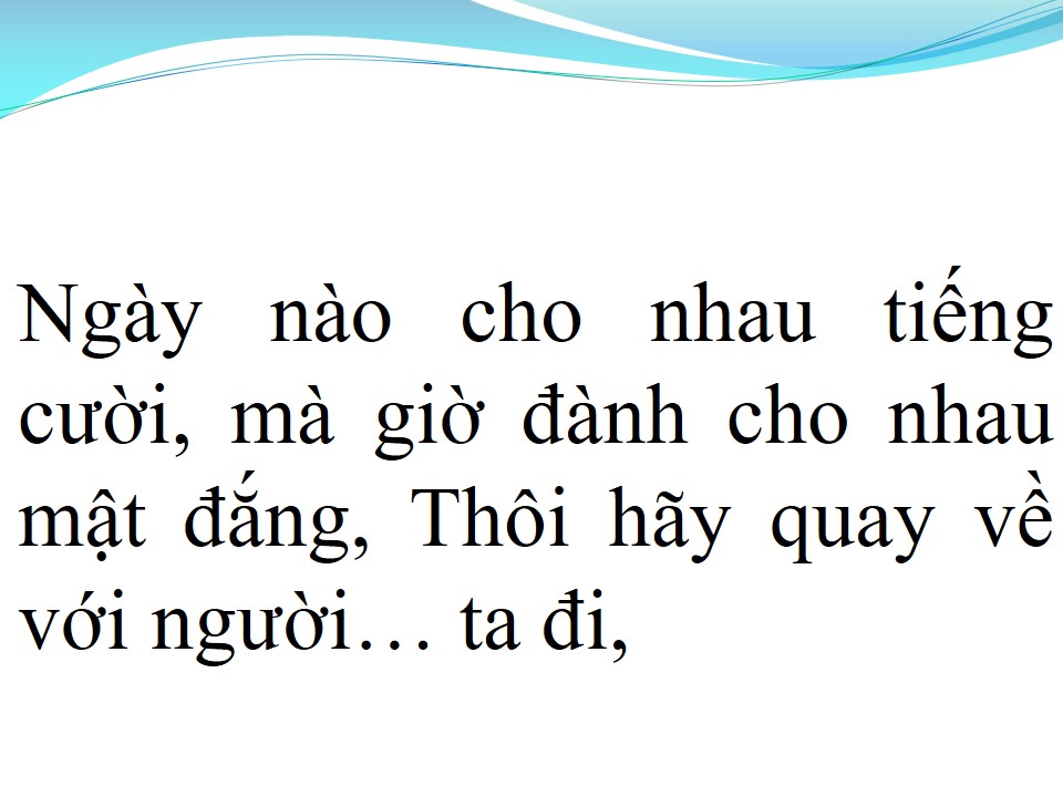 Lời bài hát ÉO LE CUỘC TÌNH