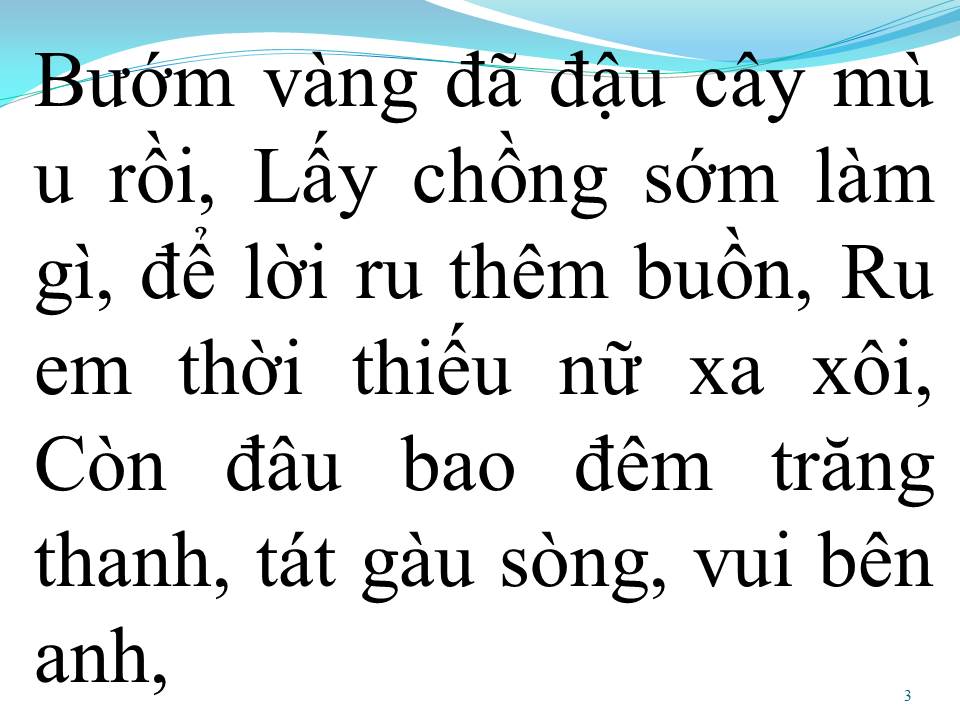 Lời bài hát LÁ DIÊU BÔNG (SAO EM NỠ VỘI LẤY CHỒNG)