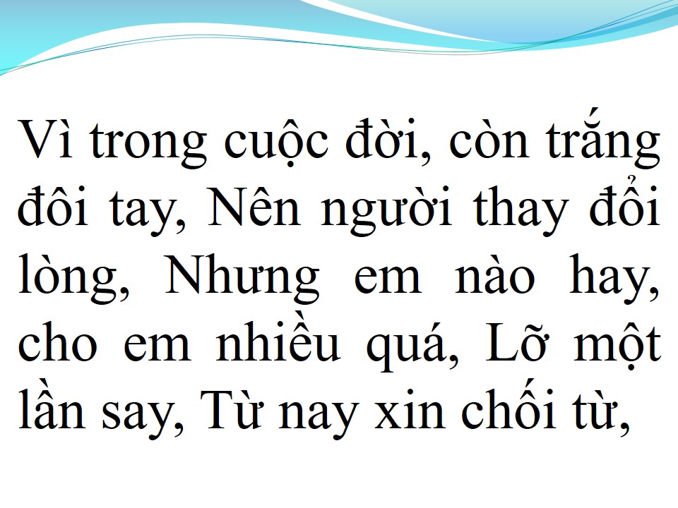 Lời bài hát LÁ THƯ CUỐI CÙNG