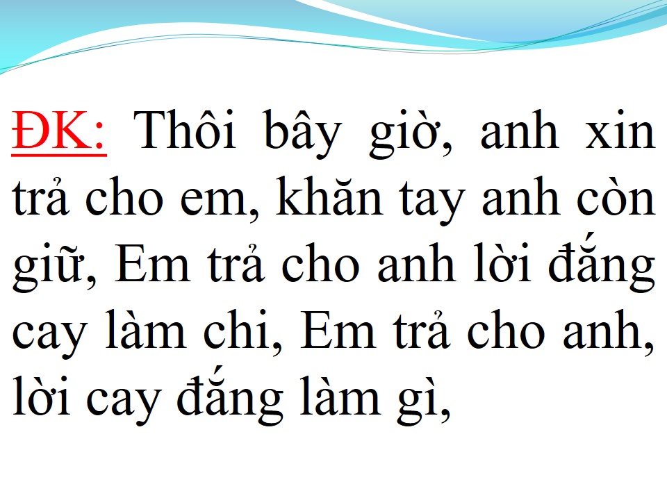 Lời bài hát LÁ THƯ CUỐI CÙNG