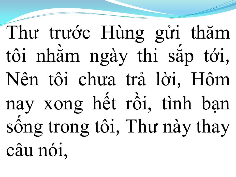 Lời bài hát LÁ THƯ ĐÔ THỊ