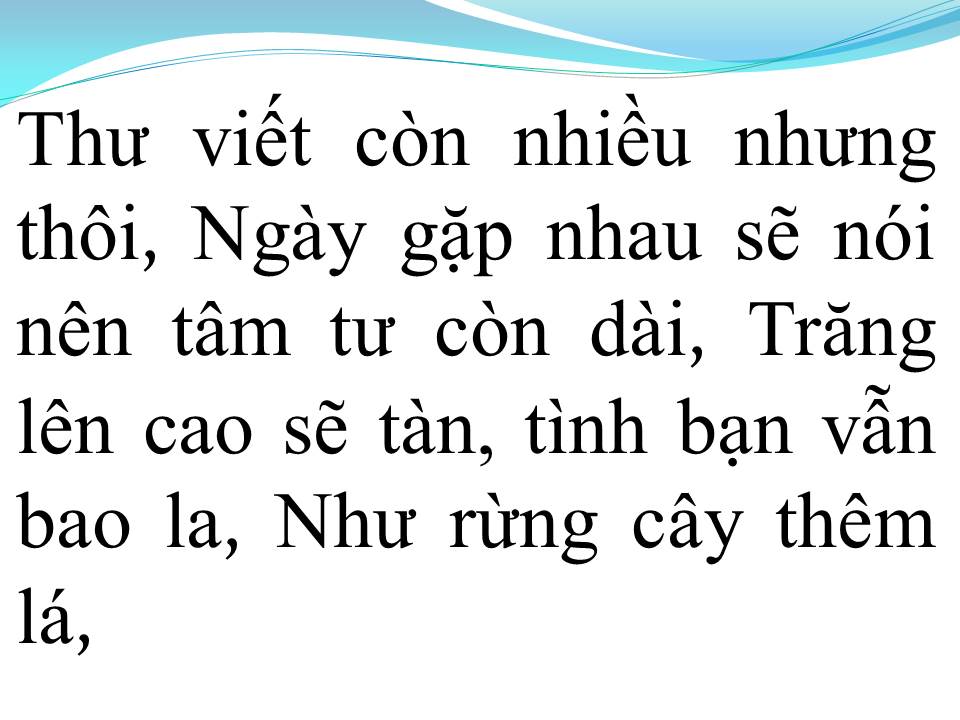 Lời bài hát LÁ THƯ ĐÔ THỊ