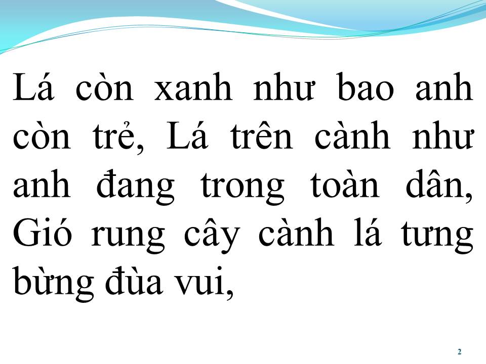 Lời bài hát LÁ XANH