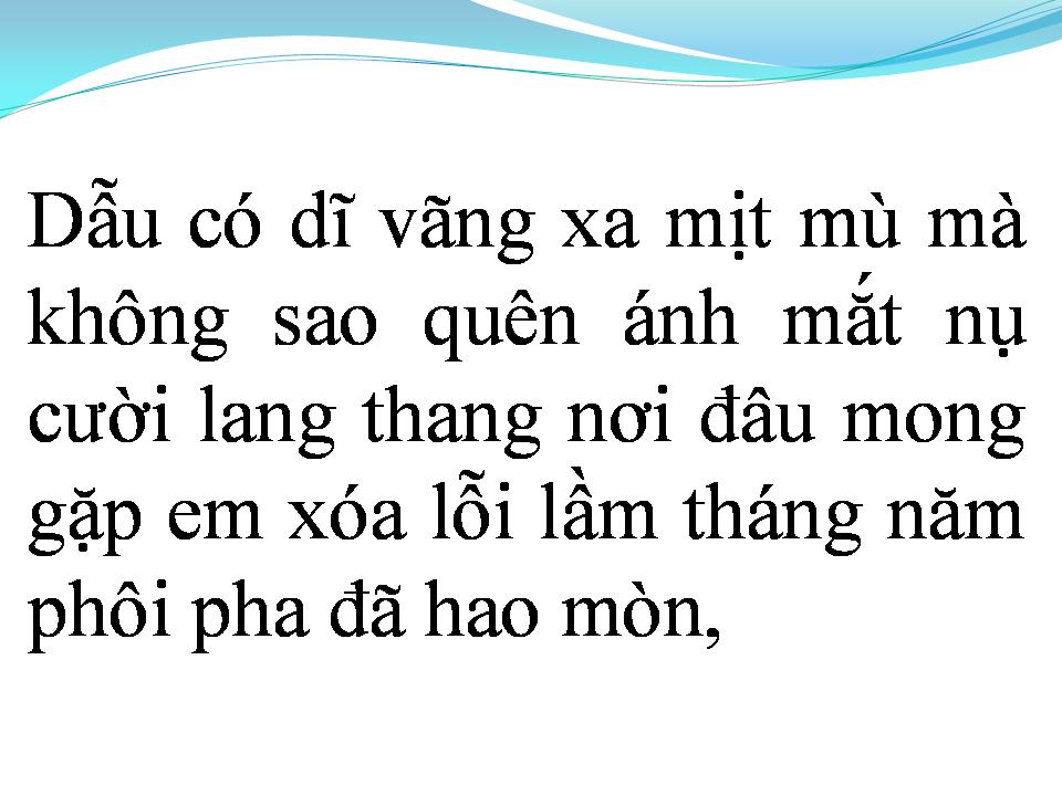 Lời bài hát LẠC MẤT DÒNG SÔNG