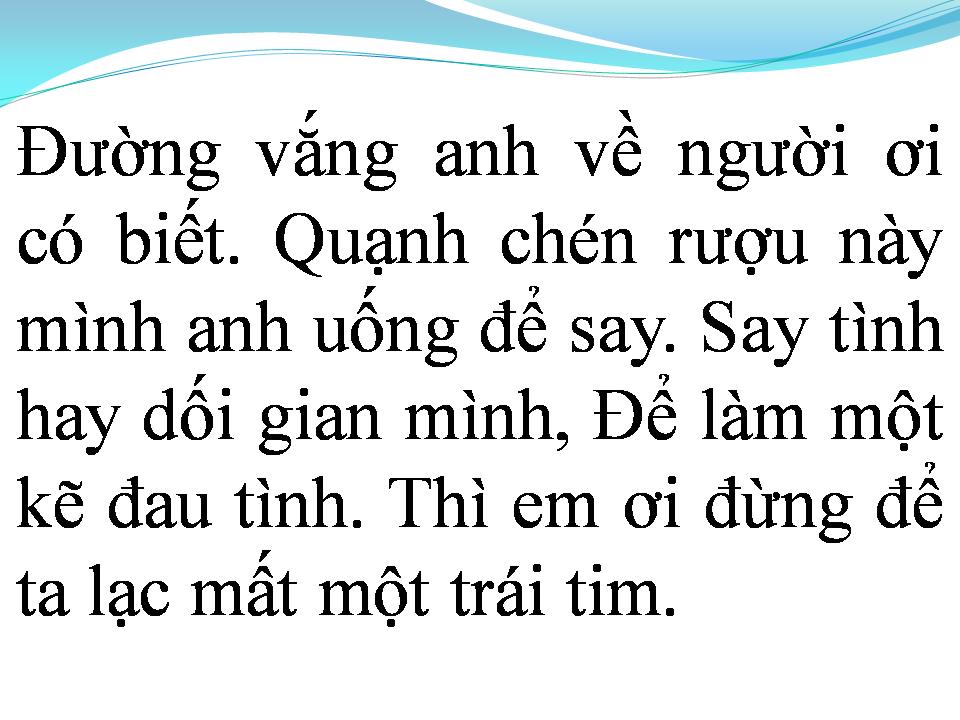 Lời bài hát LẠC MẤT EM