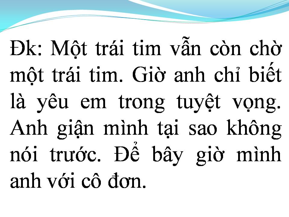 Lời bài hát LẠC MẤT EM