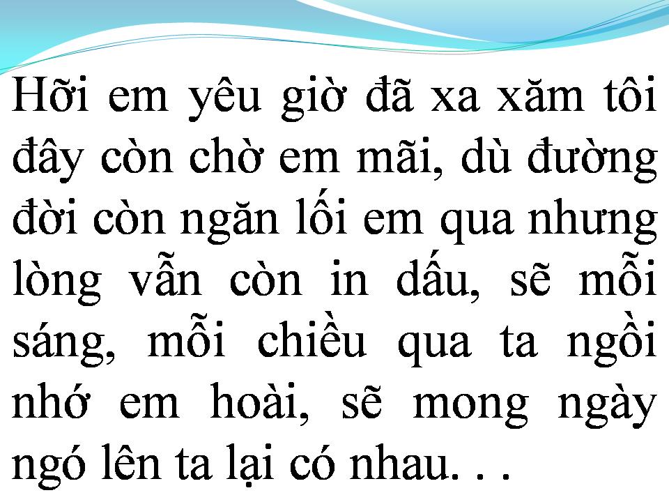 Lời bài hát LẠC MẤT NHAU