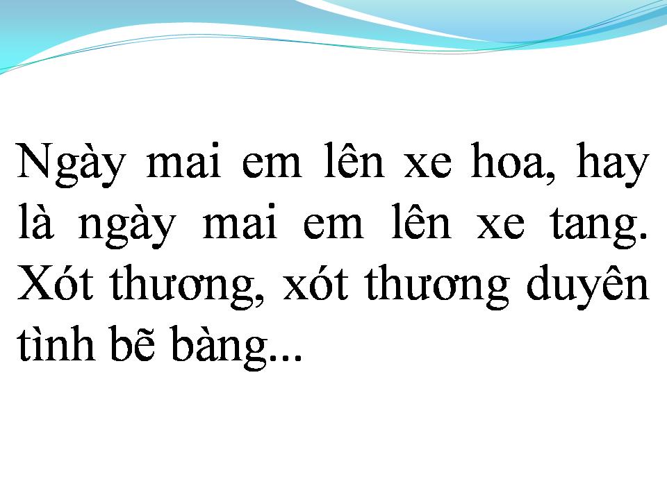Lời bài hát LẦN ĐẦU LẦN CUỐI