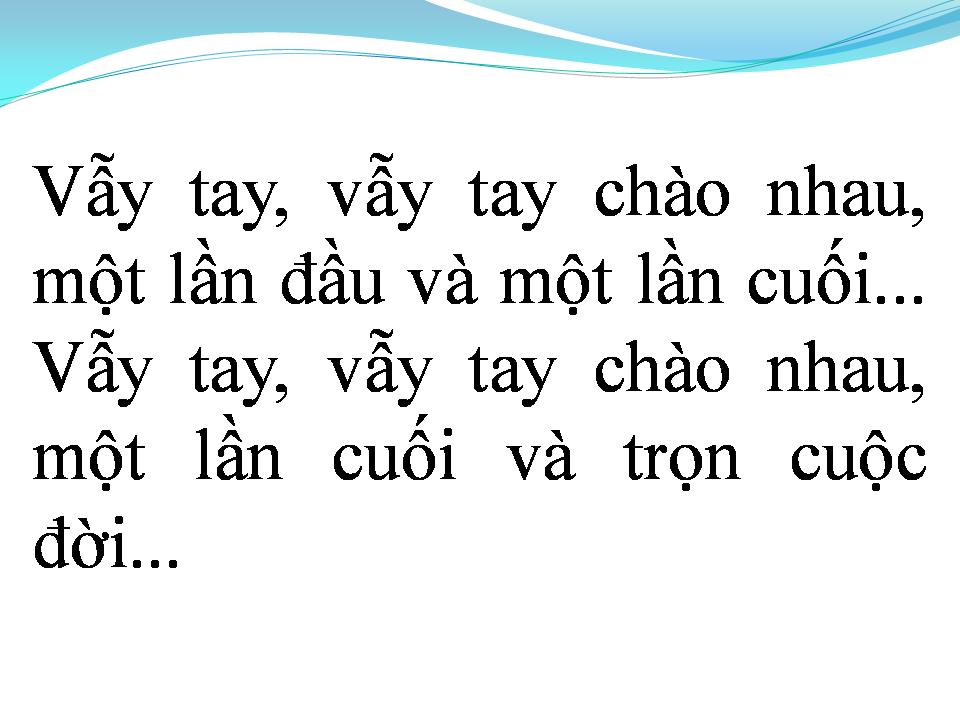 Lời bài hát LẦN ĐẦU LẦN CUỐI