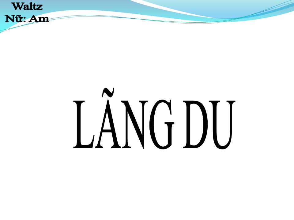 Lời bài hát LÃNG DU