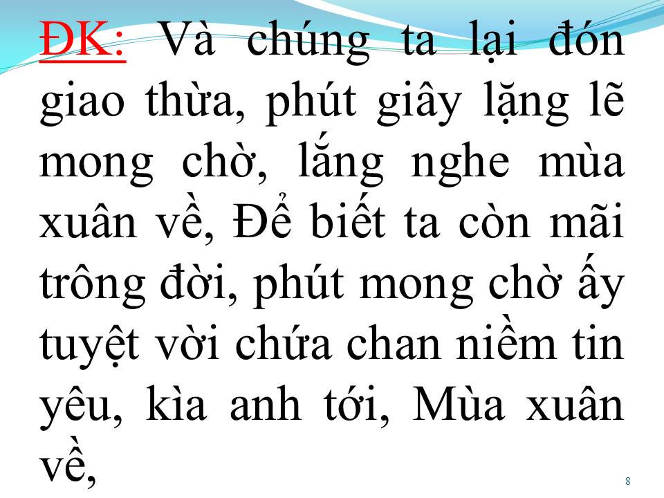 Lời bài hát LẮNG NGHE MÙA XUÂN VỀ