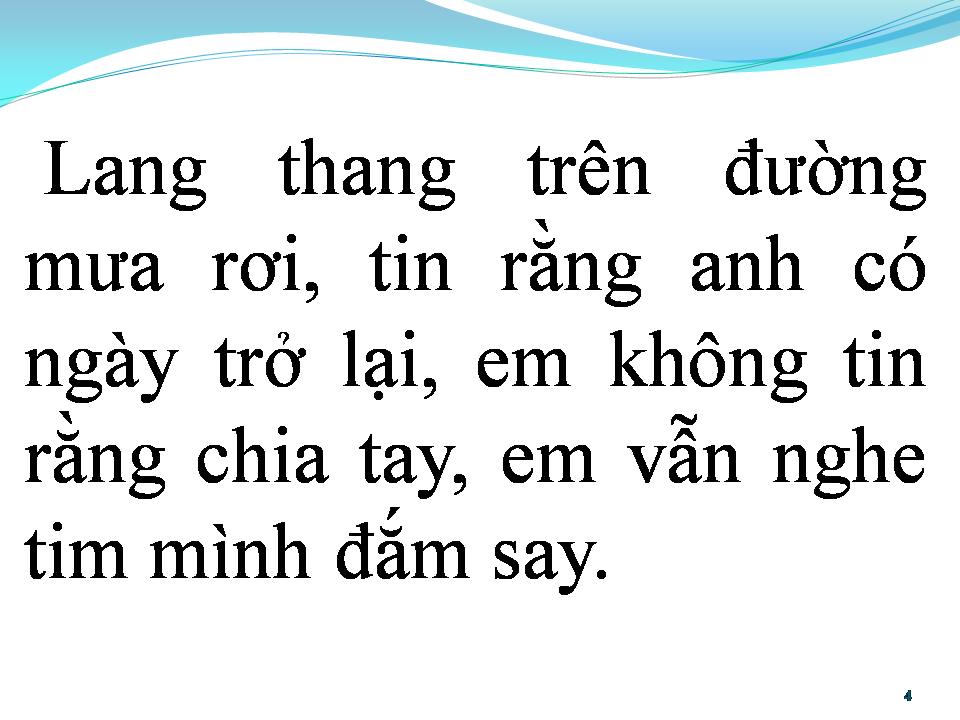 Lời bài hát LANG THANG
