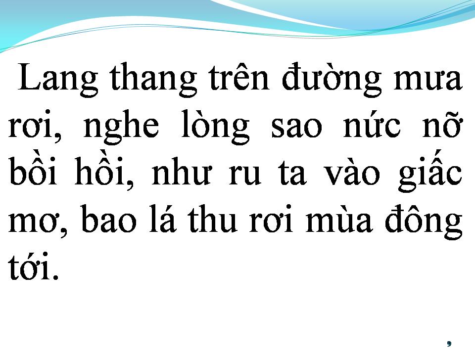Lời bài hát LANG THANG