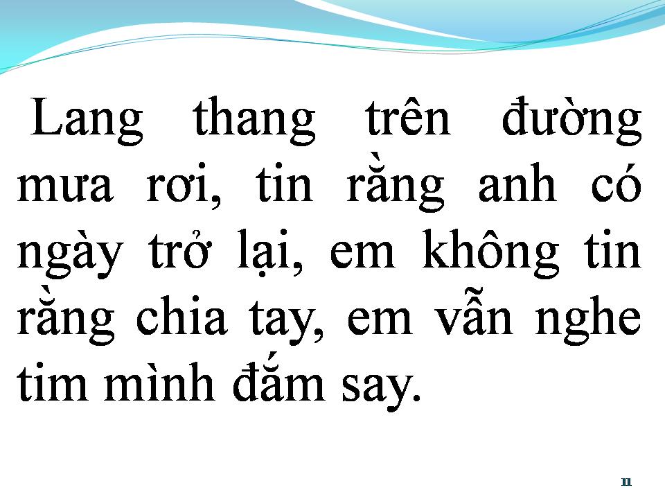 Lời bài hát LANG THANG