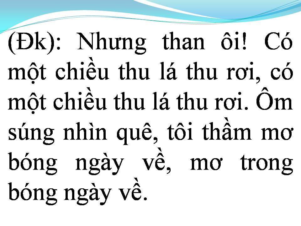 Lời bài hát LÀNG TÔI