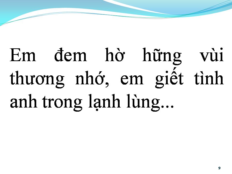Lời bài hát LẠNH LÙNG
