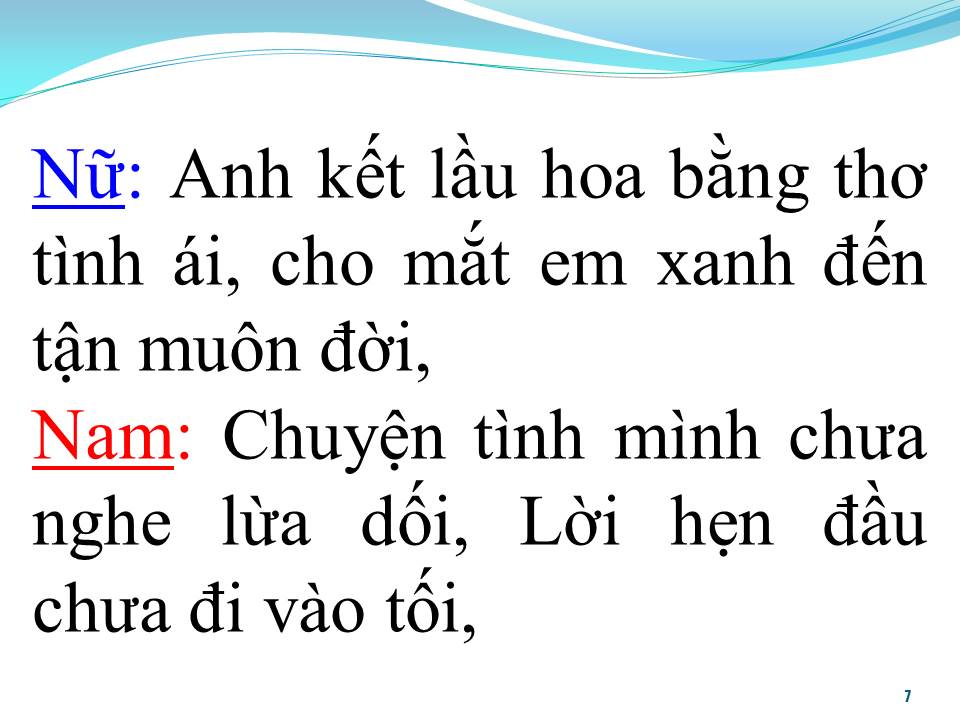 Lời bài hát LÂU ĐÀI TÌNH ÁI (SONG CA)