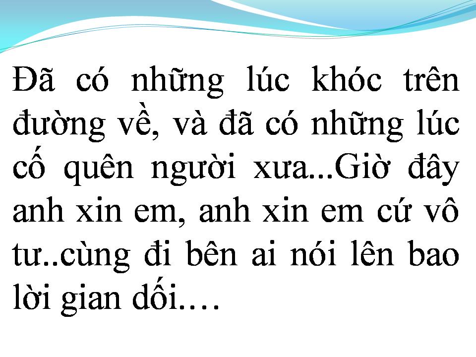 Lời bài hát LẺ LOI CUỘC TÌNH