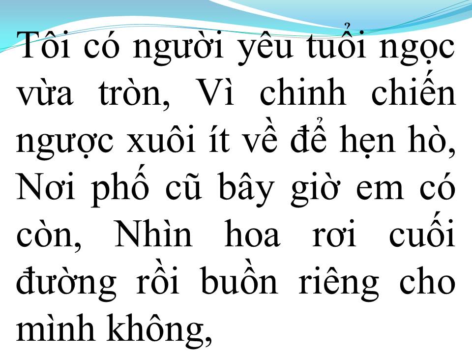 Lời bài hát LÍNH XA NHÀ
