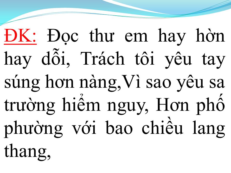 Lời bài hát LÍNH XA NHÀ