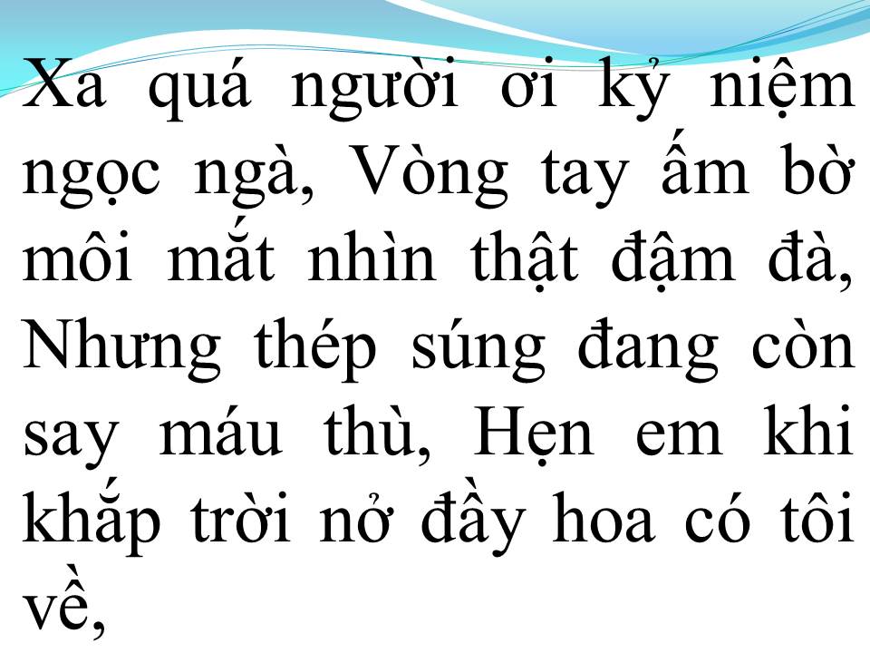 Lời bài hát LÍNH XA NHÀ