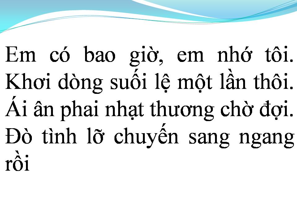 Lời bài hát LỠ CHUYẾN ĐÒ TÌNH