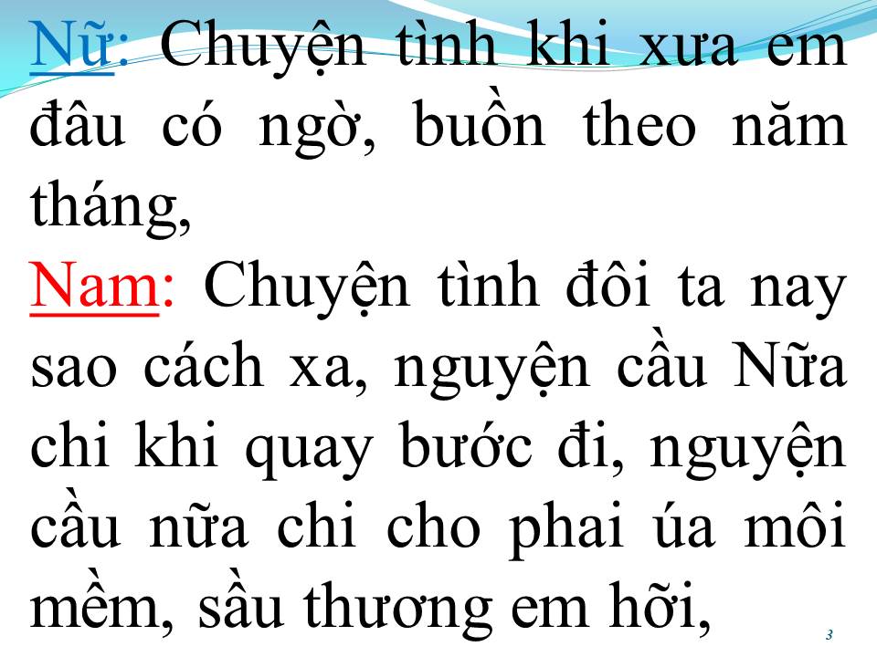 Lời bài hát LỠ LẦM (SONG CA)
