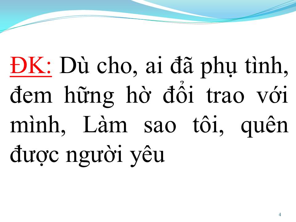 Lời bài hát LỠ LẦM