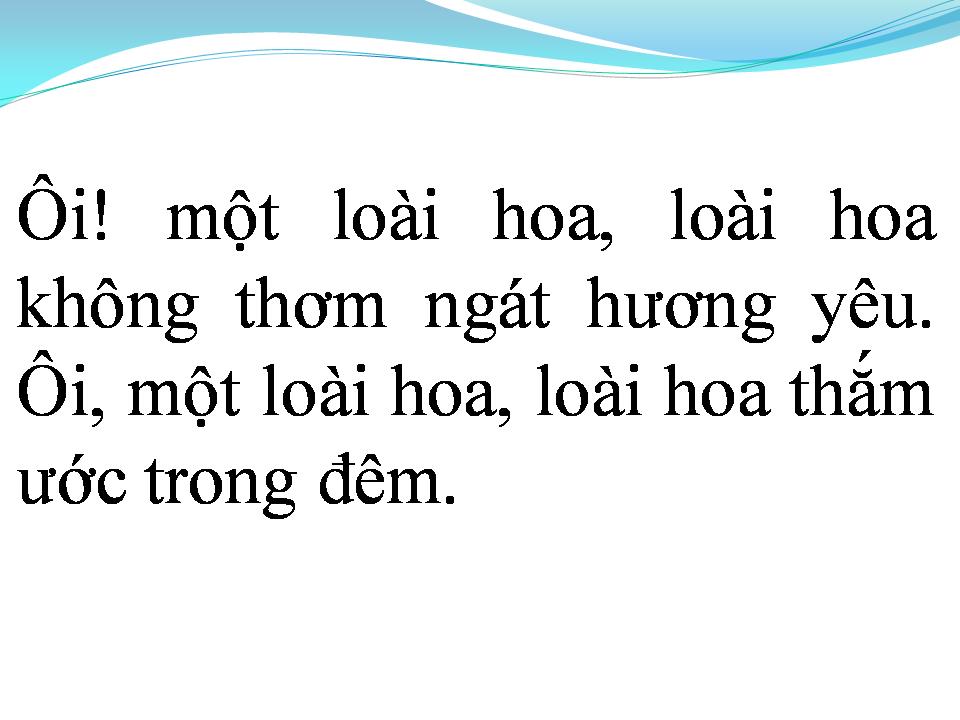 Lời bài hát LOÀI HOA KHÔNG VỠ