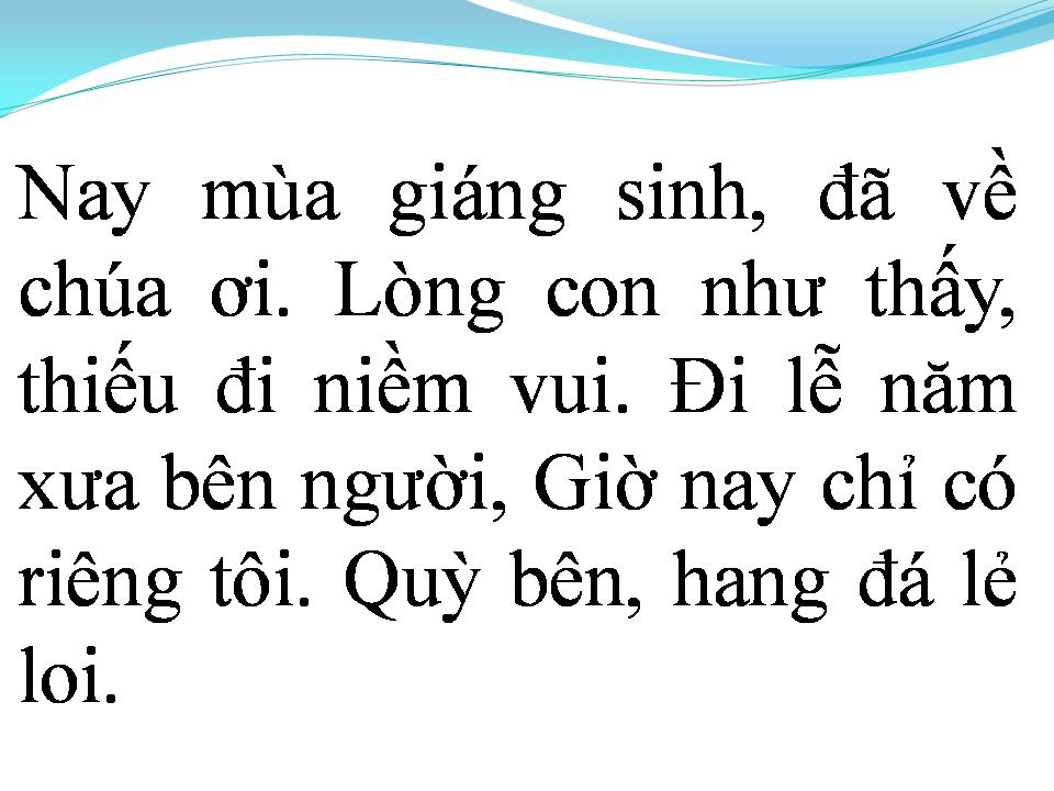 Lời bài hát LỜI CON XIN CHÚA