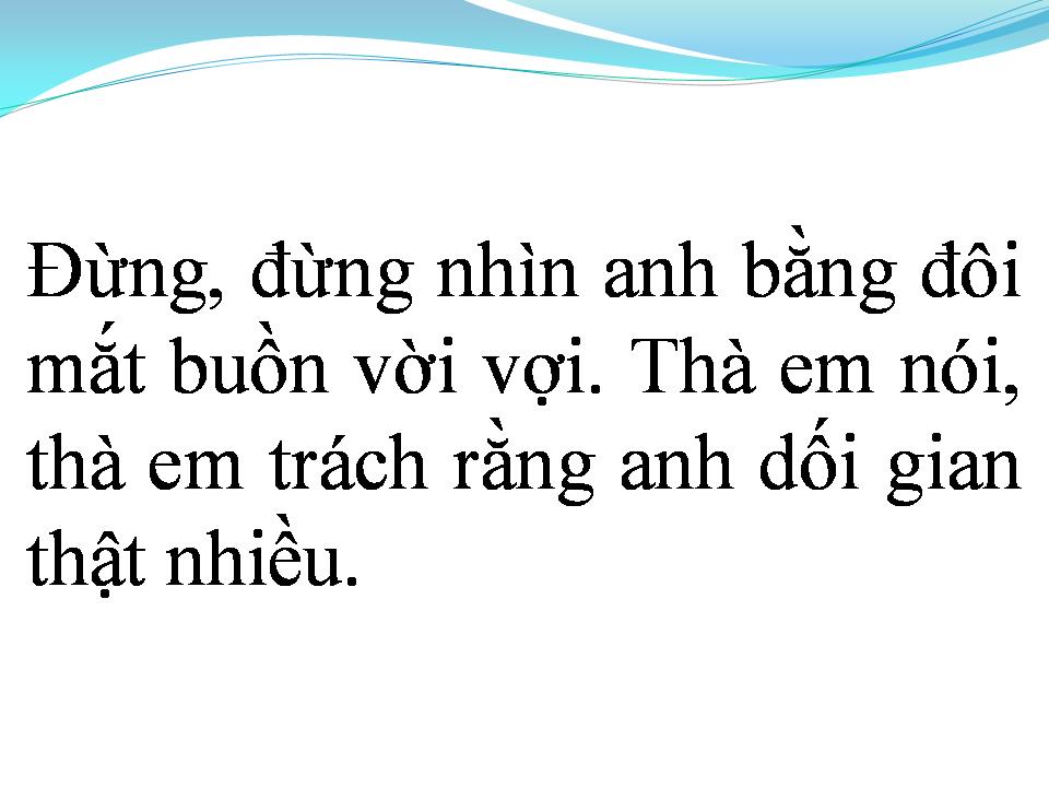Lời bài hát LỜI CUỐI CHO EM