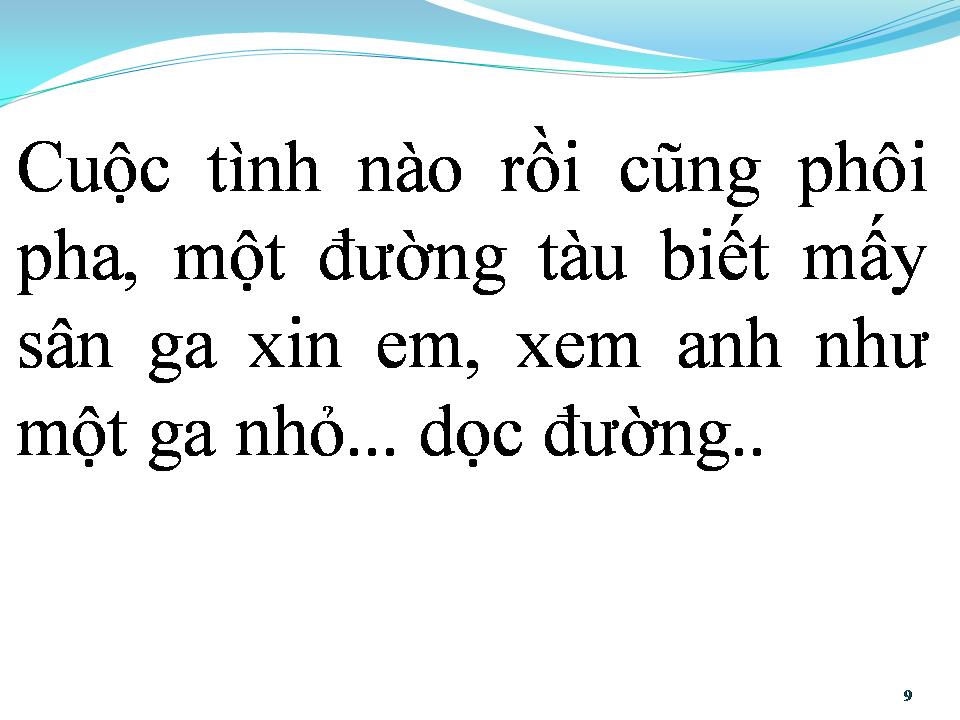 Lời bài hát LỜI ĐẮNG CHO CUỘC TÌNH