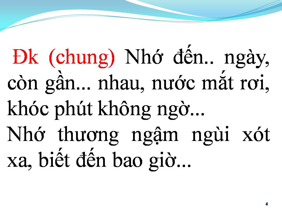 Lời bài hát LỜI GỌI CHÂN MÂY