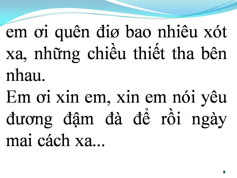 Lời bài hát LỜI GỌI CHÂN MÂY