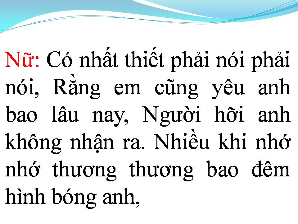 Lời bài hát LỜI HỨA CHO TÌNH YÊU