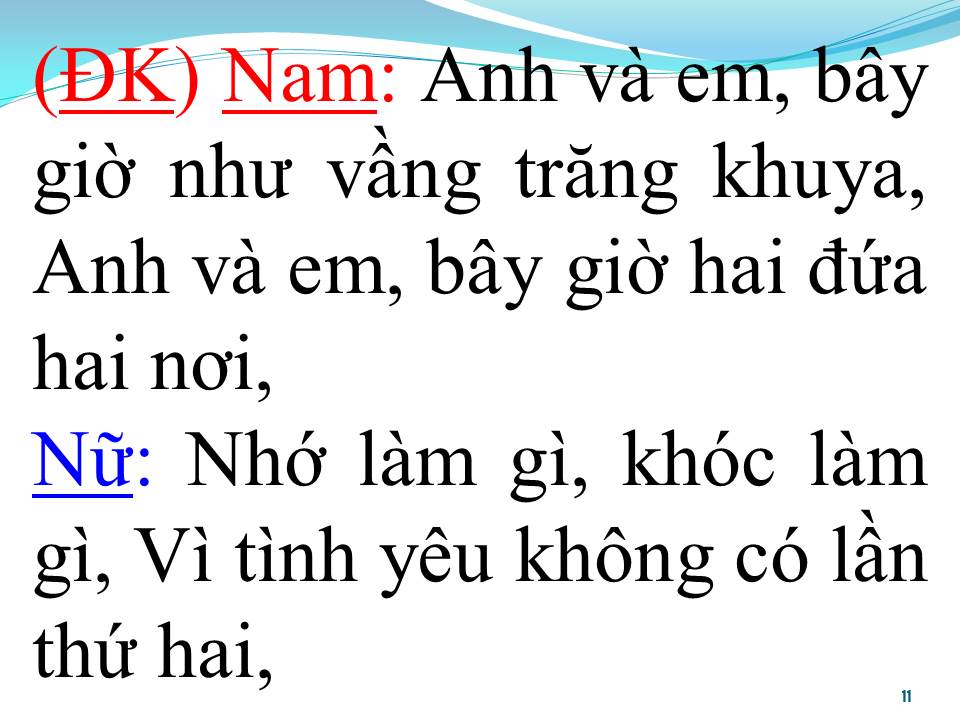 Lời bài hát LỖI LẦM (SONG CA)