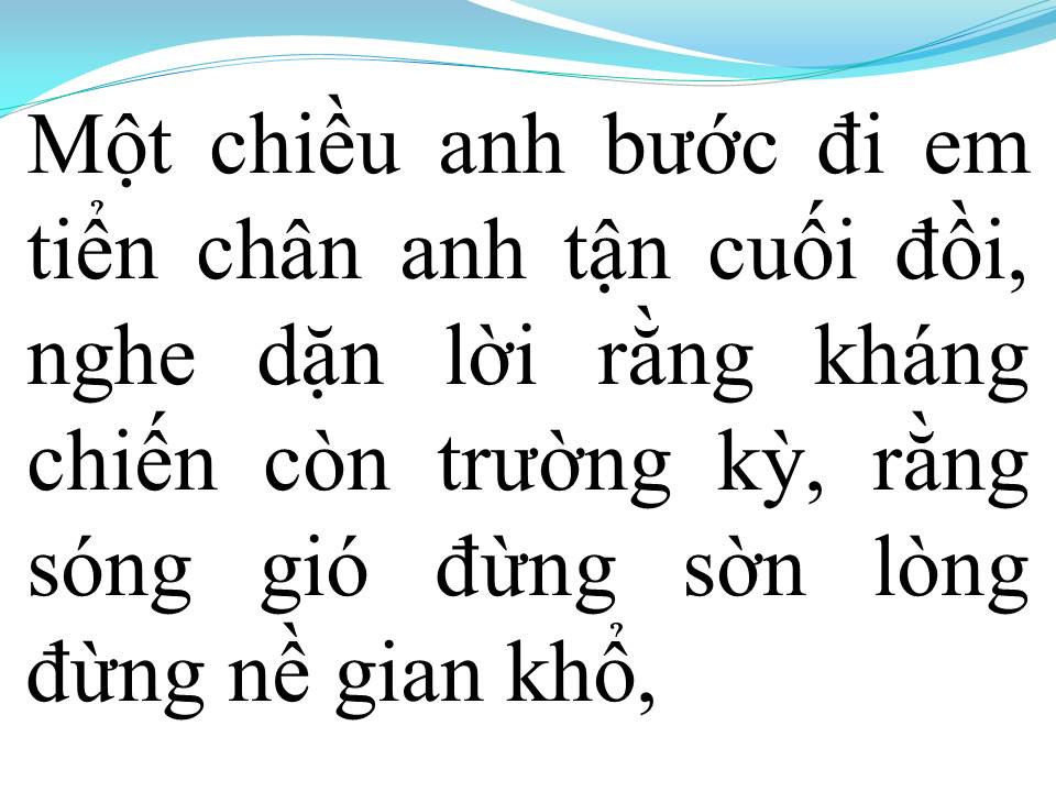 Lời bài hát LỜI NGƯỜI RA ĐI