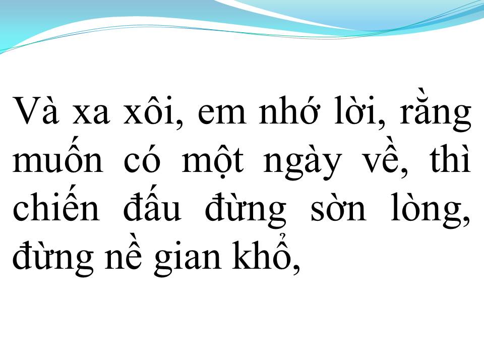 Lời bài hát LỜI NGƯỜI RA ĐI
