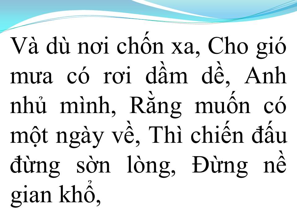 Lời bài hát LỜI NGƯỜI RA ĐI