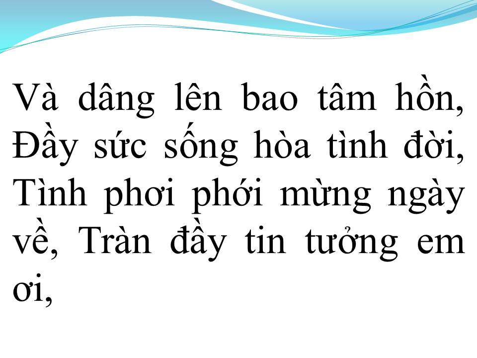 Lời bài hát LỜI NGƯỜI RA ĐI