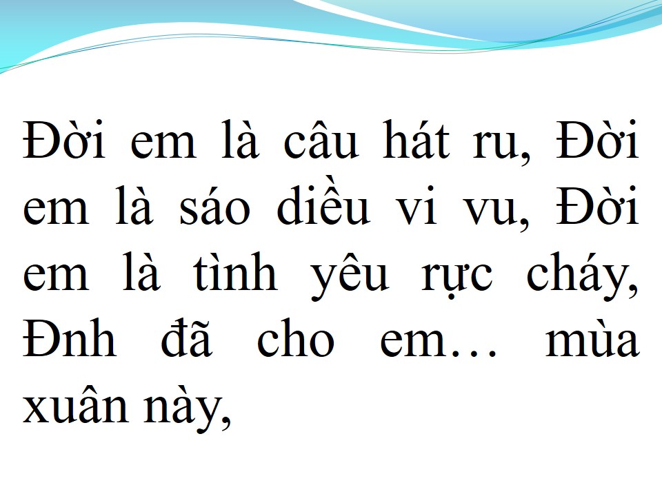Lời bài hát LỐI NHỎ VÀO ĐỜI