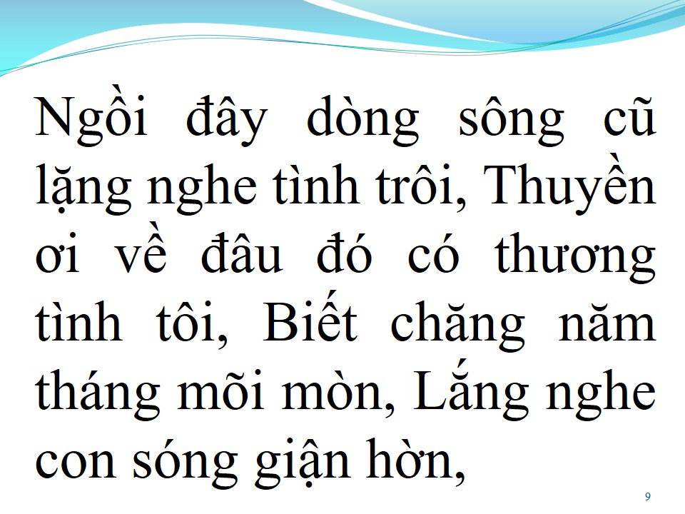 Lời bài hát LỜI RU TÌNH